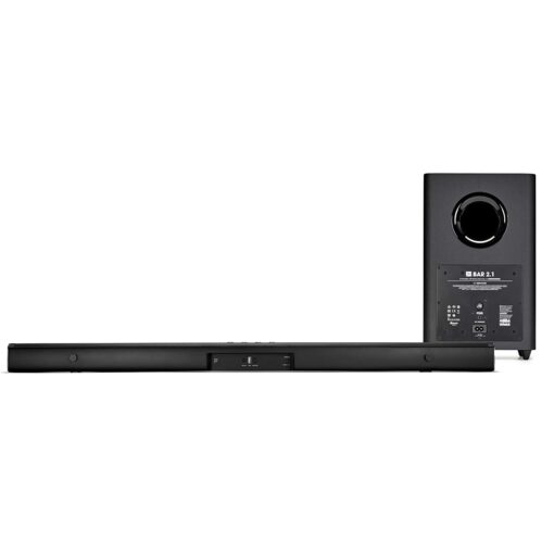 JBL Bar 2.1 Soundbar with Wireless Subwoofer (300 Watts, 4 Woofers, Dolby Digital, Surround Sound) 5