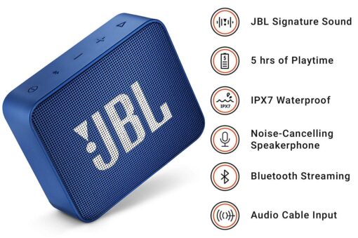 JBL Go 2 Portable Waterproof Bluetooth Speaker with mic 2