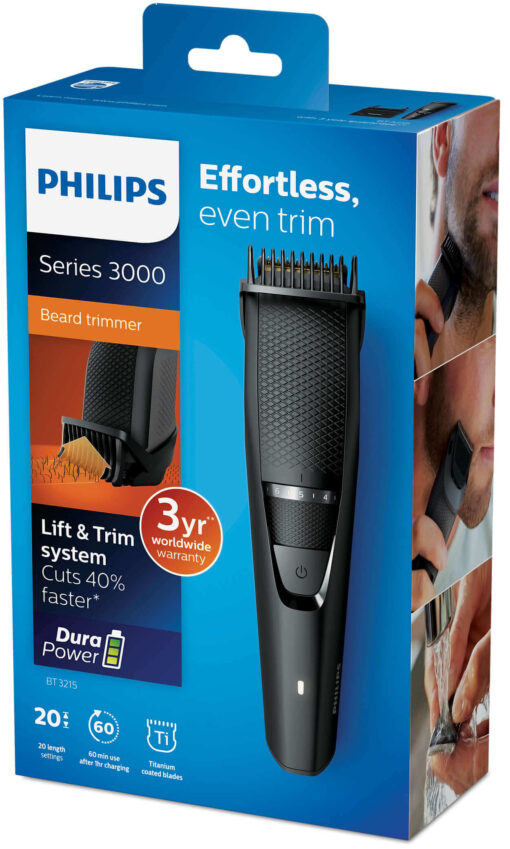 Philips BT3215/15 cordless beard trimmer Series 3000 1