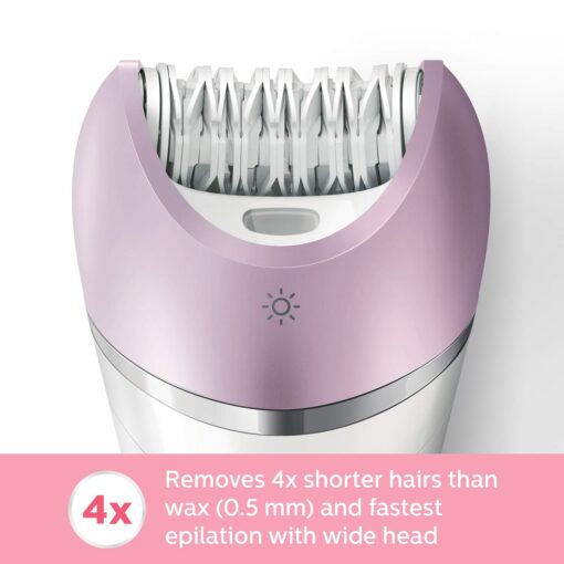 Philips BRE635 Satinelle Cordless Epilator- All rounder for face and body hair removal 2