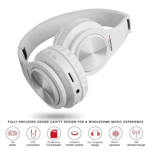 LUMIFORD Long drive-HD95 Wireless Bluetooth on-ear Headphone 1