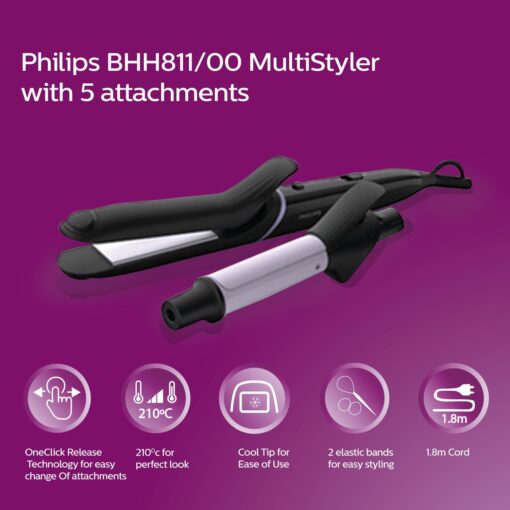 Philips BHH8 11 Hair Multi-Styler Kit Combo Pack 1