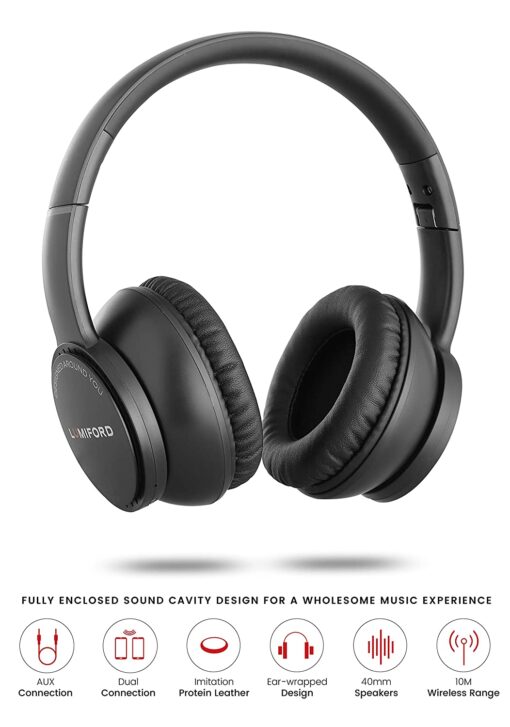 LUMIFORD Long drive-HD-90 Wireless Bluetooth the ear Headphone