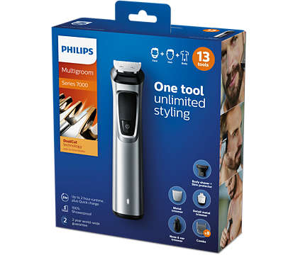 Philips MG7715/15 Multigroom series 7000 13-in-1, Face, Hair and Body 1
