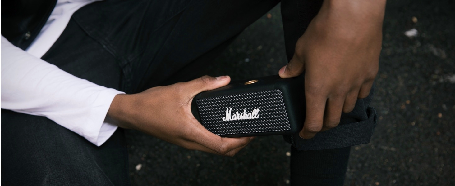 Buy Marshall Emberton Portable Bluetooth Speaker, Black India's top 10 speaker 2