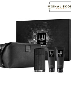 Dunhill Gift Set Icon Elite - Eau De Parfum 100ML + 90ML Shower Gel + 90ML After Shave Balm + Toiletry Bag Set
