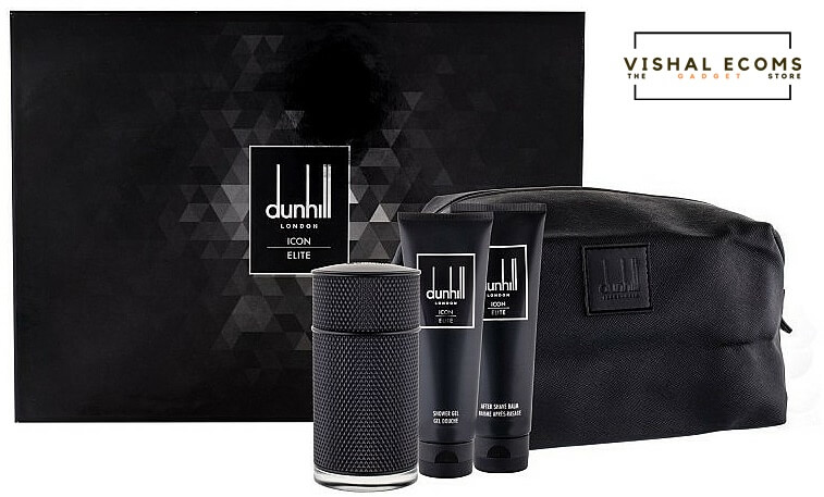 Dunhill Gift Set Icon Elite - Eau De Parfum 100ML + 90ML Shower Gel ...