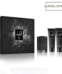 Dunhill Gift Set Icon Elite - Eau De Parfum 100ML + 90ML Shower Gel + 90ML After Shave Balm + Toiletry Bag Set