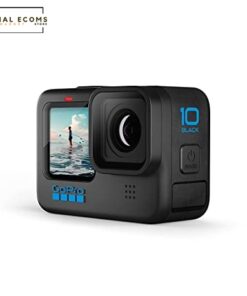 GoPro HERO10 Black - Waterproof Action Camera with Front LCD and Touch Rear Screens