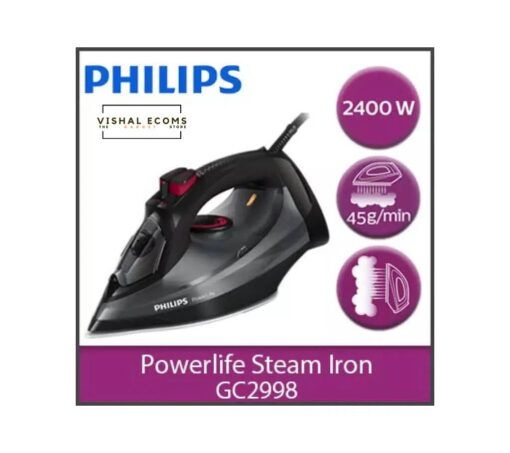 PHILIPS GC2998/80 PowerLife Steam Iron 2400W Black