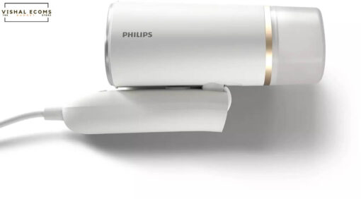 PHILIPS 3000 series Compact and foldable Handheld Steamer STH3020/16 White Garment Steamer Metal Plate