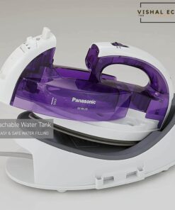 Panasonic Cordless Steam Iron, 1550W, Ni-Wl30, White/Purple