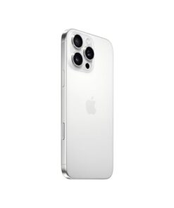 iPhone 16 Pro Max 256 GB 5G Mobile Phone with Camera Control 4K 120 fps Dolby Vision and a Huge Leap in Battery Life Works with AirPods White Titanium