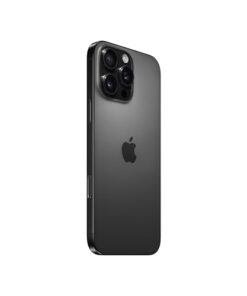 iPhone 16 Pro Max 256 GB 5G Mobile Phone with Camera Control 4K 120 fps Dolby Vision and a Huge Leap in Battery Life Works with AirPods Black Titanium