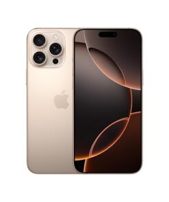 iPhone 16 Pro Max 512 GB 5G Mobile Phone with Camera Control 4K 120 fps Dolby Vision and a Huge Leap in Battery Life Works with AirPods Desert Titanium