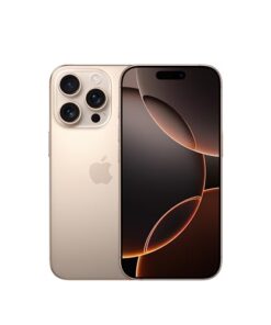 iPhone 16 Pro 256 GB 5G Mobile Phone with Camera Control 4K 120 fps Dolby Vision and a Huge Leap in Battery Life Works with AirPods Desert Titanium