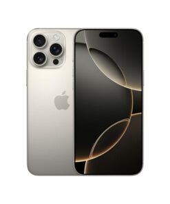 iPhone 16 Pro Max 512 GB 5G Mobile Phone with Camera Control 4K 120 fps Dolby Vision and a Huge Leap in Battery Life Works with AirPods Natural Titanium