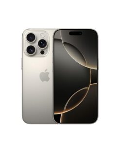 iPhone 16 Pro 256 GB 5G Mobile Phone with Camera Control 4K 120 fps Dolby Vision and a Huge Leap in Battery Life Works with AirPods Natural Titanium