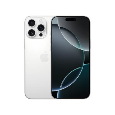 iPhone 16 Pro Max 256 GB 5G Mobile Phone with Camera Control 4K 120 fps Dolby Vision and a Huge Leap in Battery Life Works with AirPods White Titanium