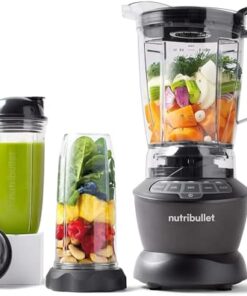 Nutribullet 1200W Combo Blender USA #1 Mixer / Grinder / Smoothie Maker The Original Nutribullet Food Processor Best Blender 3 Unbreakable Jars 1.8L Extra Large Pitcher & Tamper