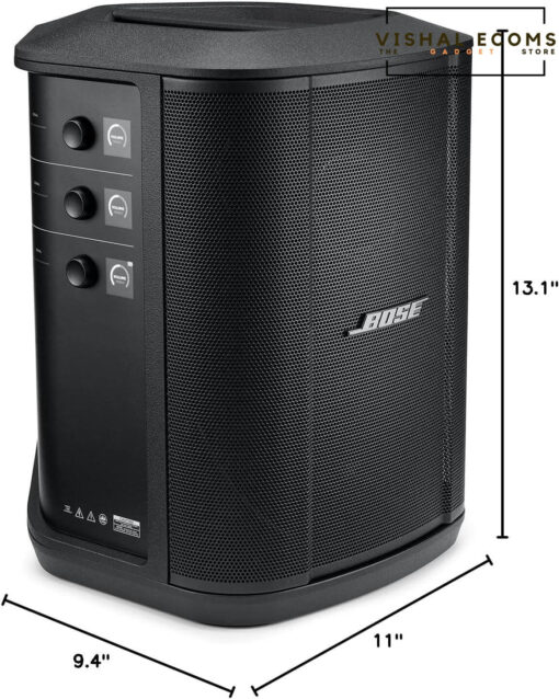 Bose S1 Pro+ All-in-one Powered Portable Bluetooth Speaker Wireless PA System, Black